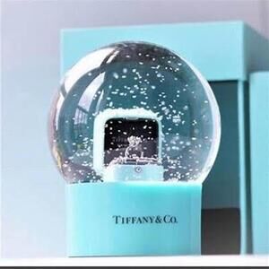 Tiffany & Co. Snow Globe w/ Ring & Box